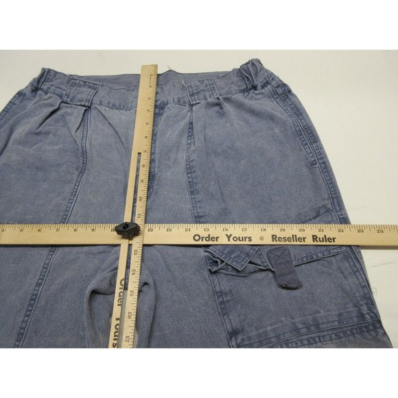 Baxter vintage denim tapered high waist cargo jeans - Picture 7 of 13